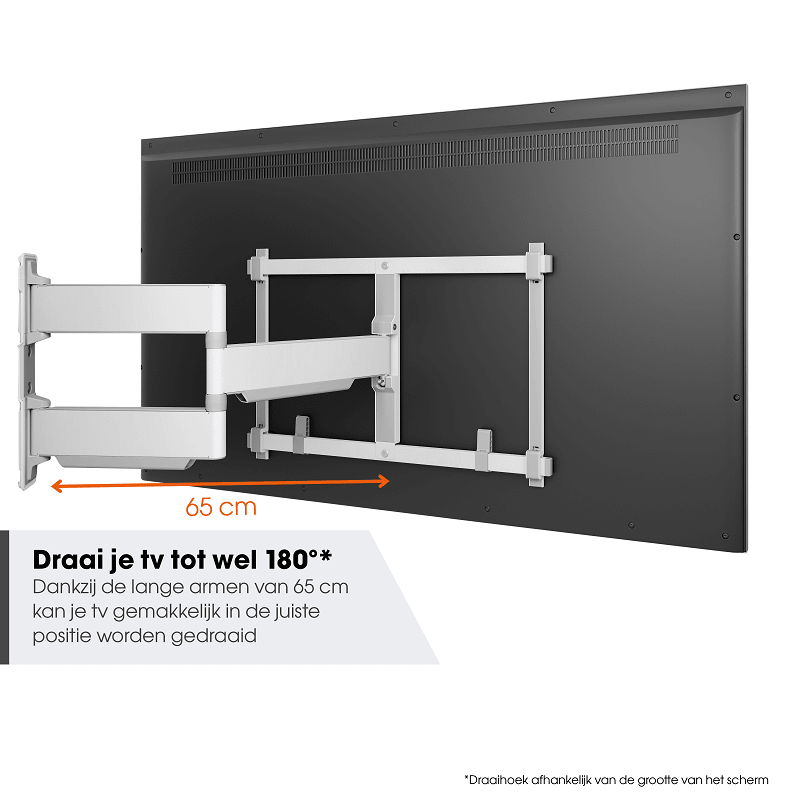 Vogel's TVM 5645 Meuble TV Draaibare 40 -77 pouces blanc