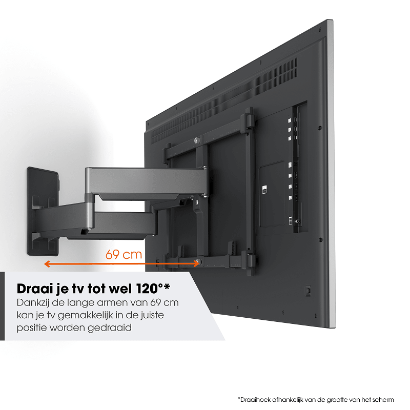 Vogel's TVM 5855 Draaibare tv-beugel 55 -100 pouces platinegrijs