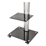 DQ Wall-Support Adrian 2 Móvil - Soporte TV de suelo Gris