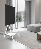 XTRARM Ahton Trípod - Soporte TV de suelo Blanco