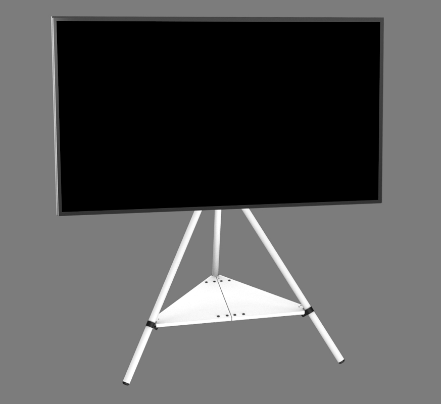 XTRARM Ahton Trípod - Soporte TV de suelo Blanco