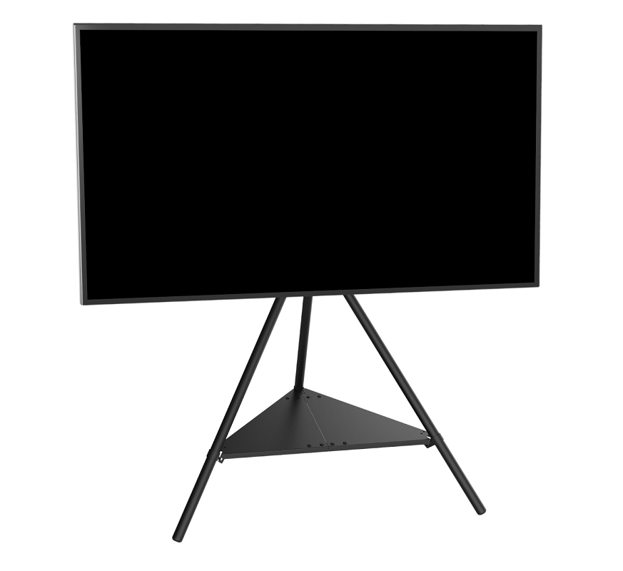 XTRARM Ahton Trípod - Soporte TV de suelo Negro