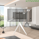 XTRARM Argo - Soporte TV de suelo Blanco/Gris