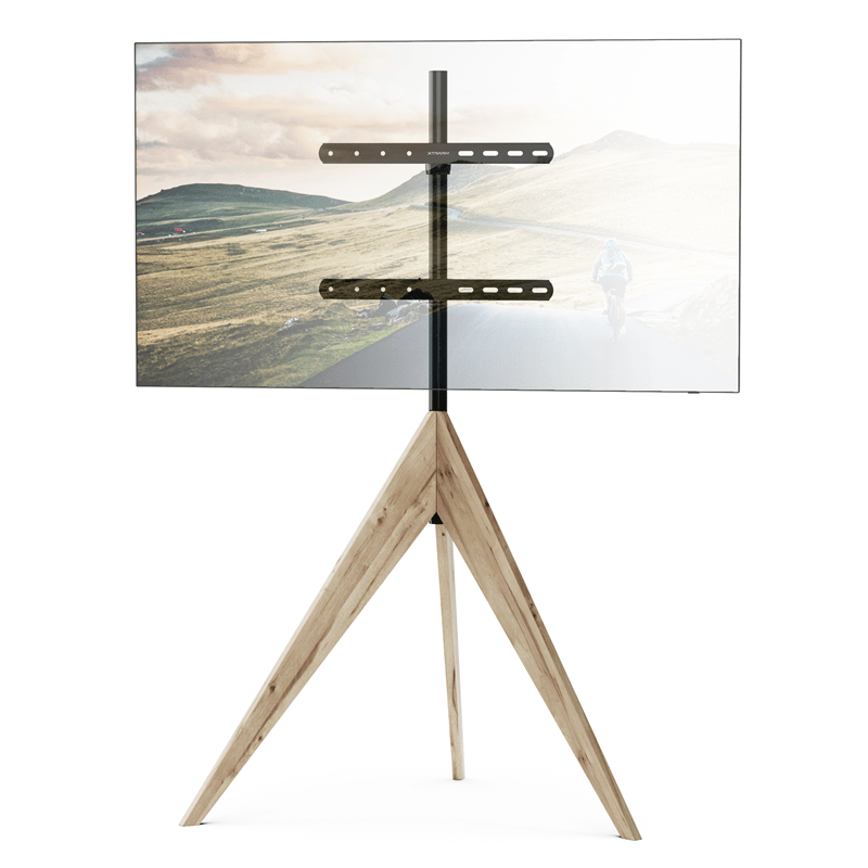 Argo Tripod - Support pied TV chêne gris
