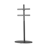 XTRARM Arius Meuble TV sur Pied Ovale Noir