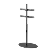 XTRARM Arius Meuble TV sur Pied Ovale Noir