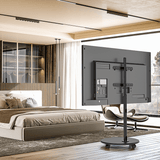 XTRARM Arius - Soporte TV de suelo Negro