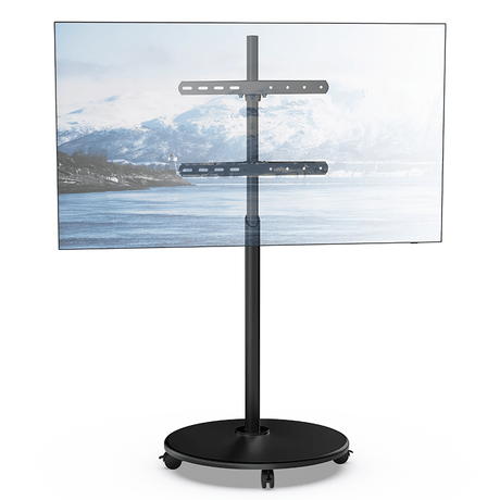 XTRARM Arius - Soporte TV de suelo Negro