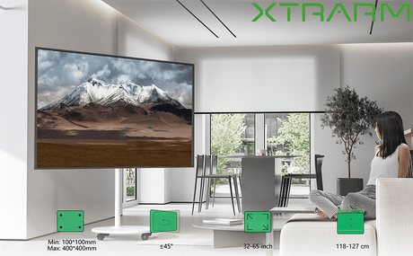 XTRARM Arius - Meuble TV au sol Blanc