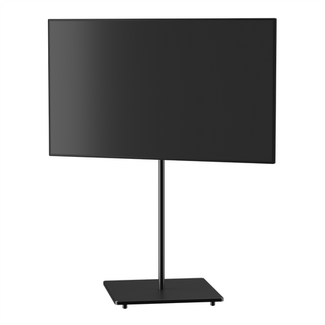 XTRARM Atria Cuadrado Negro - Soporte TV de suelo