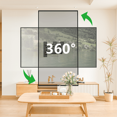 XTRARM Axis XL 108,5 cm Negro - Soporte de TV giratorio e inclinable