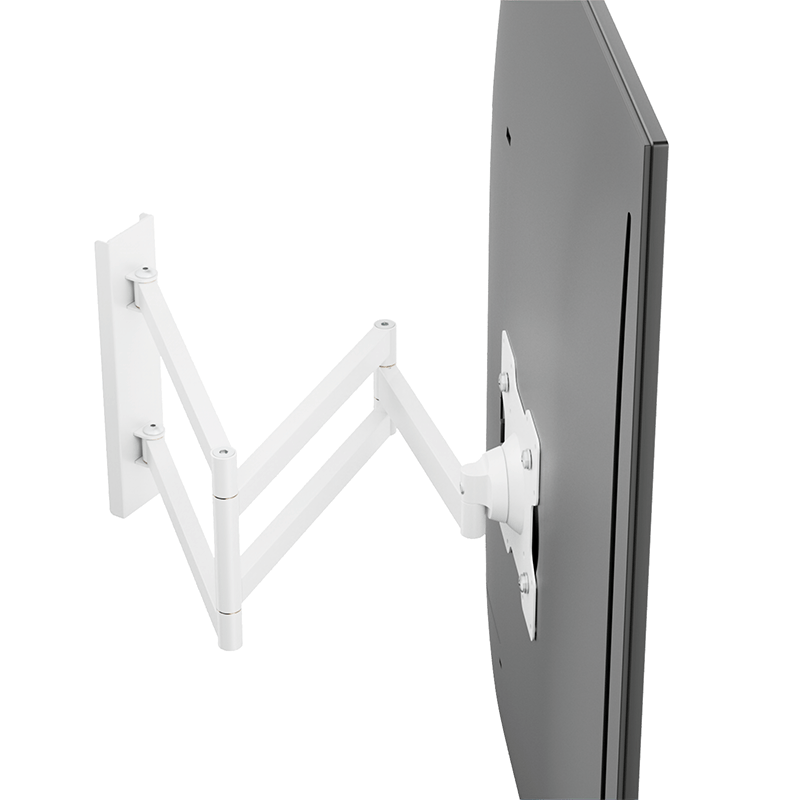 XTRARM Axis XL 70 cm Blanco - Soporte de TV giratorio e inclinable