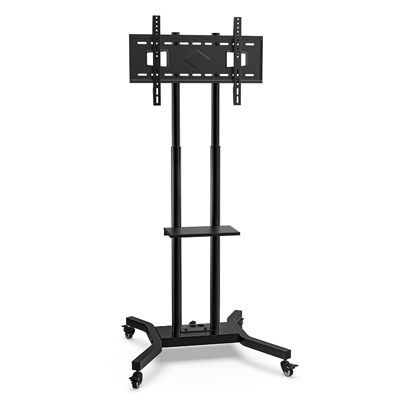 DQ Wall-Support Cato negro Móvil – Soporte Tv de pie