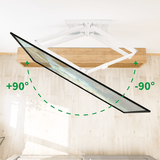 XTRARM Cratos 120 cm doble Rotate VESA 600 - Soporte TV de pared Blanco