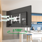 XTRARM Cratos 80 cm doble Rotate VESA 600 - Soporte TV de pared Blanco