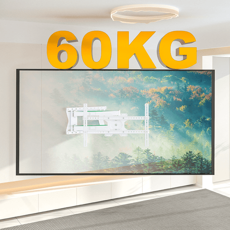 XTRARM Crius 100 cm Rotate VESA 600 - Soporte TV de pared Blanco