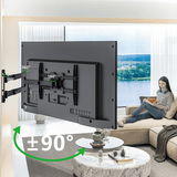 XTRARM Crius 100 cm Rotate VESA 600 - Soporte TV de pared Negro