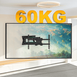 XTRARM Crius 100 cm Rotate VESA 600 - Soporte TV de pared Negro