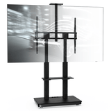 XTRARM Duolite negro Móvil – Soporte Tv de pie eléctrico