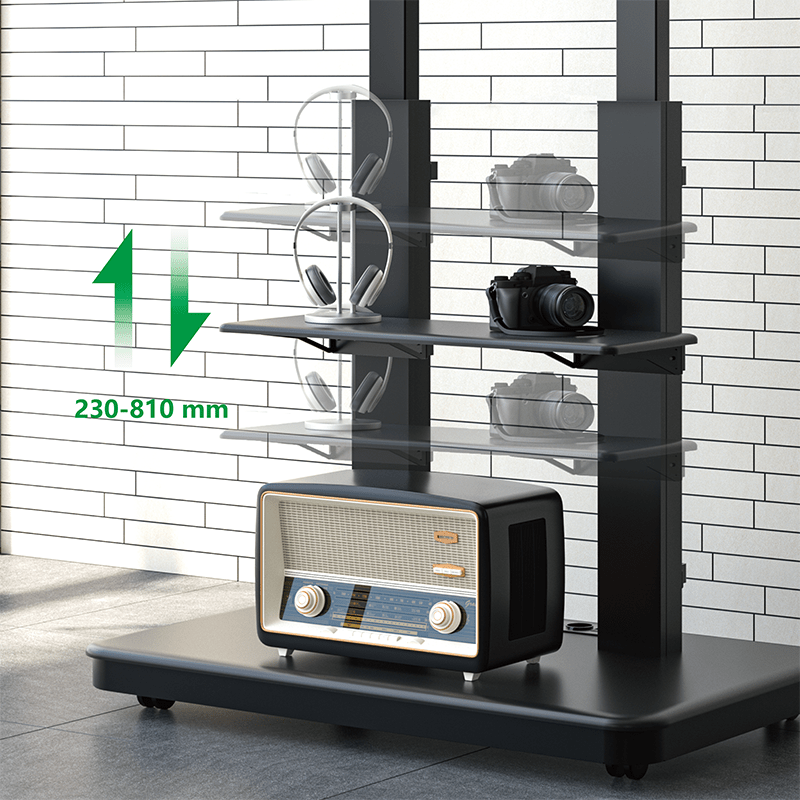 XTRARM Duolite negro – Soporte Tv de pie Manual