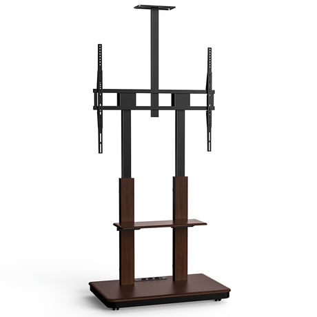 XTRARM Duolite negro/nogal Móvil – Soporte Tv de pie eléctrico