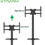 XTRARM Elevate Negro - Soporte de suelo eléctrico