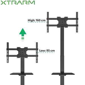 XTRARM Elevate Negro - Soporte de suelo eléctrico