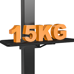 XTRARM Elevate Nogal - Soporte de suelo eléctrico