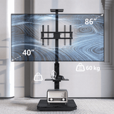 XTRARM Elite negro Móvil – Soporte Tv de pie Manual
