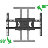 XTRARM Ferrom 120 cm Rotate - Soporte TV de pared Negro