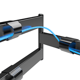 XTRARM Ferrom 120 cm Rotate - Soporte TV de pared Negro