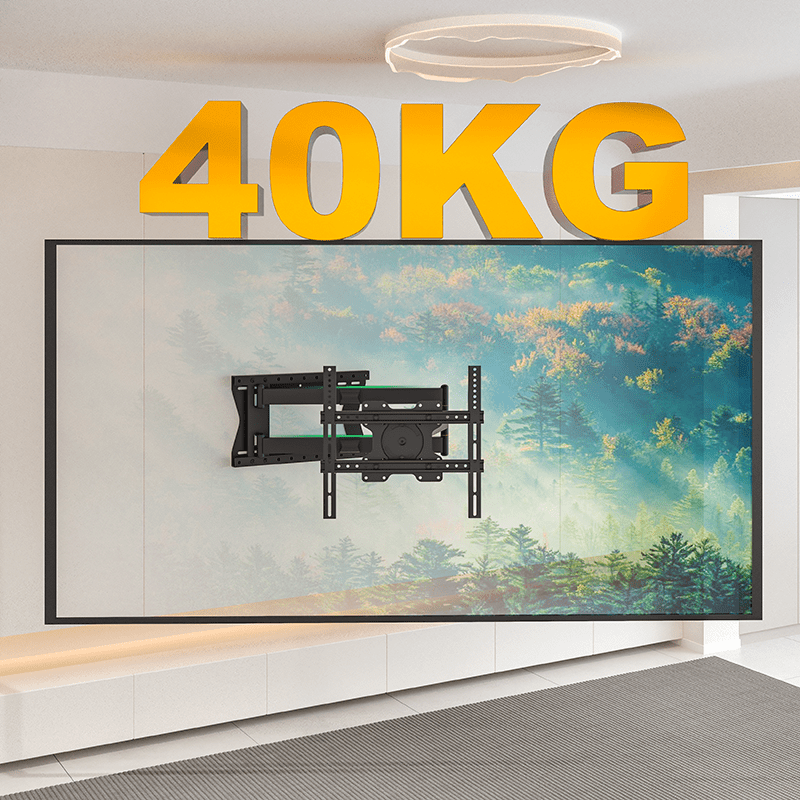 XTRARM Ferrom 120 cm Rotate - Soporte TV de pared Negro