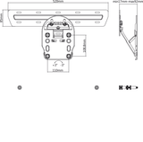 MyWall HL32L Samsung® QLED 1,8 cm Fijo - Soporte de pared Negro