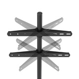 XTRARM Juno Trípod 400 - Soporte TV de suelo Negro