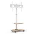 XTRARM Stellar roble/blanco Móvil – Soporte Tv de pie