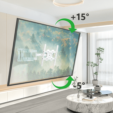 XTRARM Tantal 80 cm Flex - Soporte TV de pared Blanco