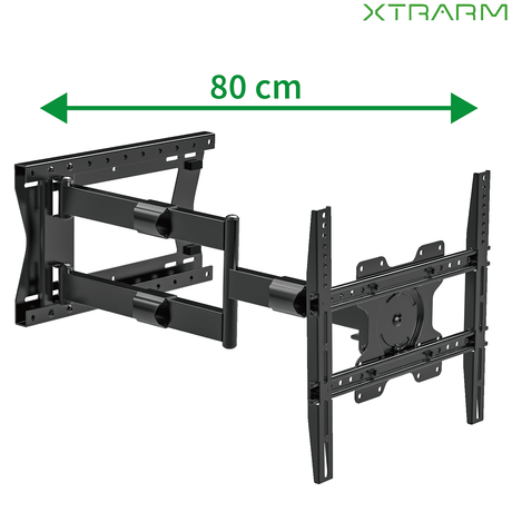 XTRARM Tantal 80 cm Flex - Soporte TV de pared Negro