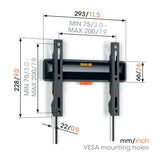 Vogel's TVM 3205 PETIT SUPPORT MURAL FIXE