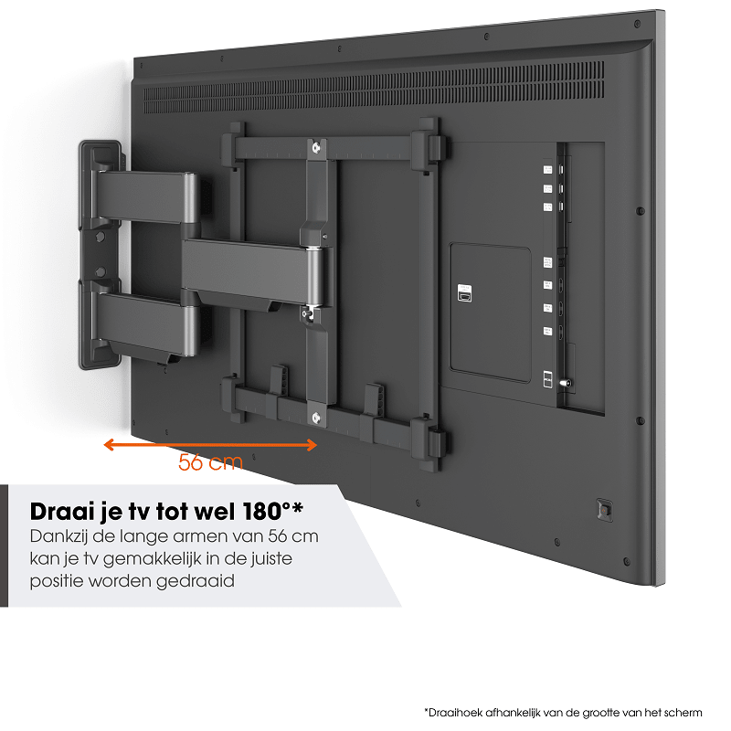 Vogel's TVM 5445 Draaibare meuble tv 32 -65 pouces platinegrijs