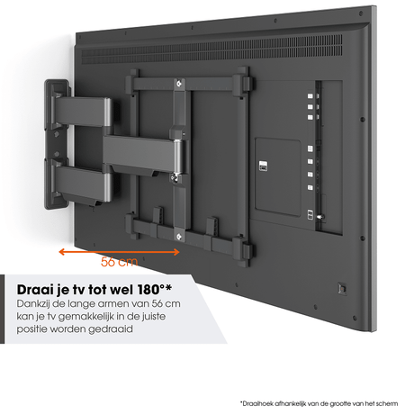 Vogel's TVM 5445 Draaibare meuble tv 32 -65 pouces platinegrijs
