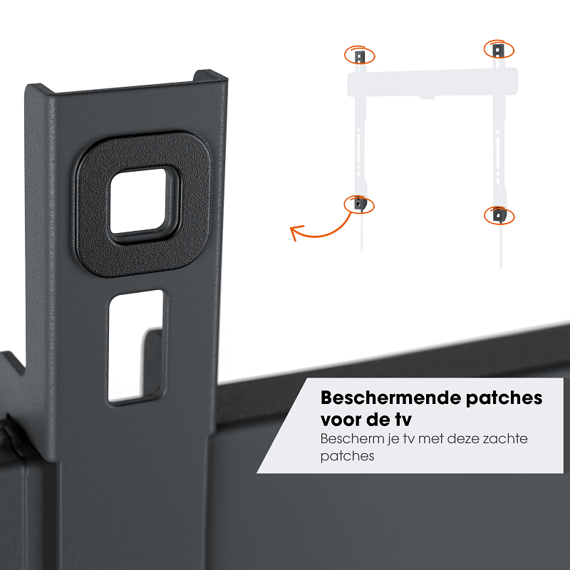 Vogel's TVM 5645 Draaibare meuble tv 40 -77 pouces platinegrijs