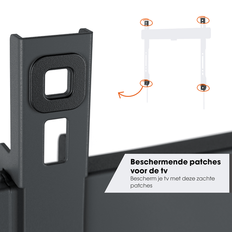 Vogel's TVM 5645 Draaibare meuble tv 40 -77 pouces platinegrijs